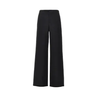 Gucci Wool twill wide leg pants Woman 38