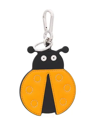 Loewe ladybug keyring - unisex - Camel Leather - One Size - Yellow