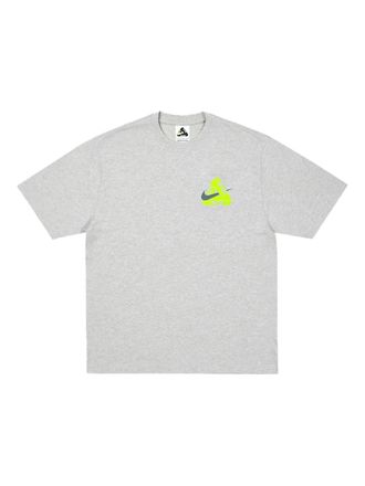 Palace x Nike Tri Swoosh T-shirt - men - Cotton - M - Grey