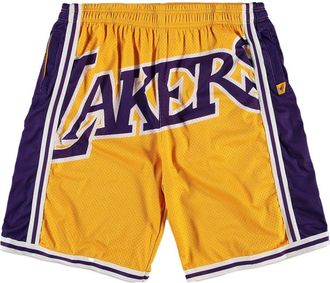 Mitchell & Ness Shorts NBA Lakers - Giallo