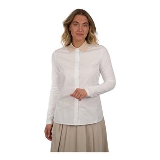 PESERICO Dames, Blouses & Shirts, Wit, Maat: XS Katoen
