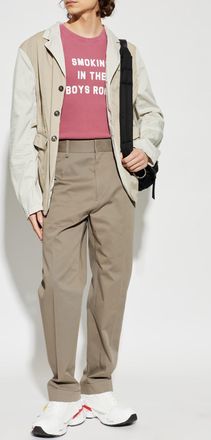 Dsquared2 Trousers With Logo, Mens, Beige