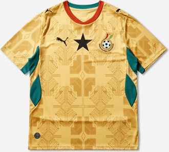 Puma Ghana 2026 Away Jersey Sunny Yellow / Archive Gold