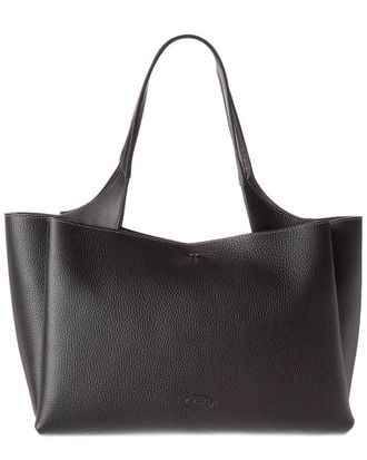 Tod's TodS Logo Medium Leather Tote