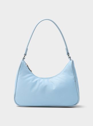 Simons Womens Luxurious fabric shoulder bag