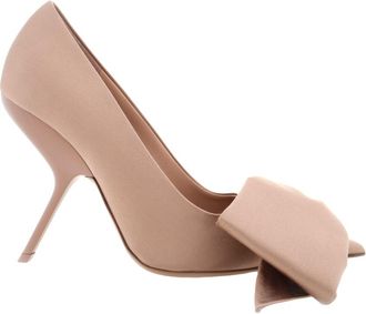 Ferragamo Erica X5 Satin Pumps, Size 8 C