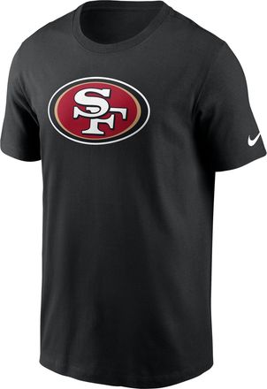 Nike San Francisco 49ers Logo Essential Nike Mens NFL T-Shirt in Black | N19900A9B-UXR