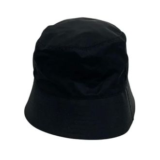 Prada Vintage, unisex, Zwart, ONE Size, Nylon, Pre-owned 2Hc 282 Bucket hat