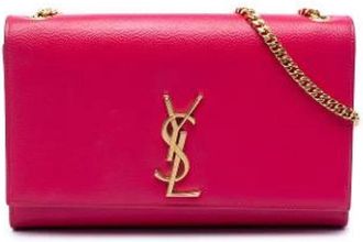 Saint Laurent Pre-owned Kate Crossbody Bag - Dames - Vintage Schoudertas - Roze - ONE Size - Leer - Vintage