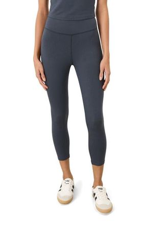 Pact On The Go-To Cropped Legging Made With Organic Cotton in Steel Blue at Nordstrom, Size Xx-Large