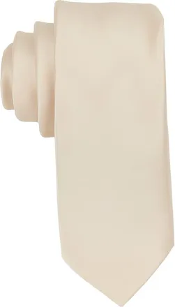 Brooklyn Brigade Mens Solid Satin X-Long Tie in Champagne at Nordstrom