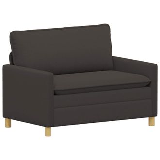 vidaXL Sof&aacute; Gris Oscuro 126 X 81 X 87,5 Cm Tela Vidaxl