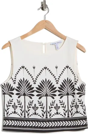 Ellen Tracy Border Print Tank in Bali at Nordstrom Rack, Size X-Large