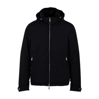 Moorer Jas met afneembare capuchon en biesafwerking - Heren - Zomerjassen - Blauw - L - Jassen