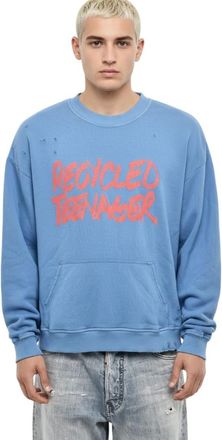 Dsquared2 Blue Graphic Print Sweatshirt