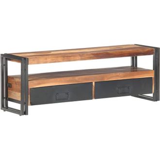 vidaXL Mueble De Tv De Madera Maciza 120x30x40 Cm Vidaxl