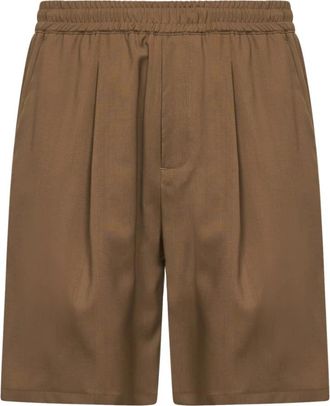D4.0 Shorts - Heren - Korte Broeken - Bruin - S - Wol - Korte Broeken