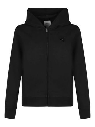 Calvin Klein Terry Zip Through Hoodie Clothing