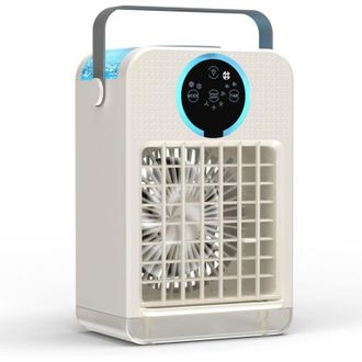 OEM Aire Acondicionado Port&aacute;til Con Control Remoto, Mini Enfriador De Aire Con Temporizador De 2 A 8 Horas, 3 Velocidades De Ventilador, 2 Modos De Nebuli