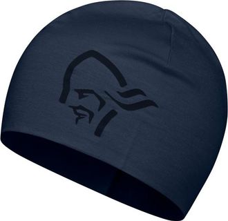 Norr&oslash;na 29 PureUll180 Beanie M&uuml;tze - Unisex | blau