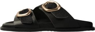 L37 Stay Until Tomorrow - Dames - Sandalen - Zwart - 38 EU - Leer - Schoenen