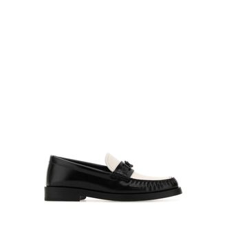 Jimmy Choo London Loafers, female, Black, 4 1/2 UK, Addie Two-tone Leather Loafers