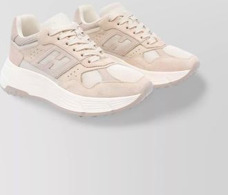 Hogan calf leather low-top sneakers