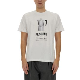 Moschino Colazione T-Shirt - Tops - Hombre - Blanco - S