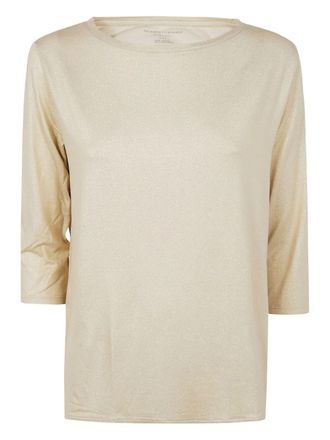 Majestic Boat Neck 3/4 Sleeves Sweater