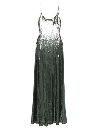 Alex Perry Onderjurk met pailletten - Groen