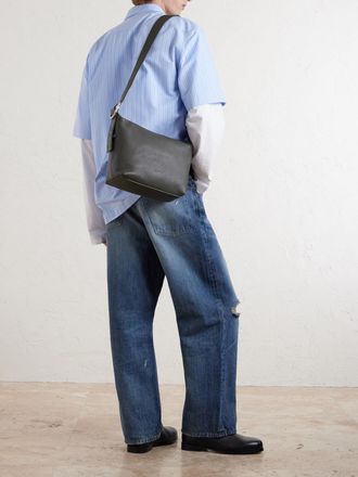 Loewe Loop Full-Grain Leather Messenger Bag