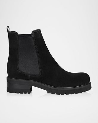 La Canadienne Cye Suede Chelsea Booties