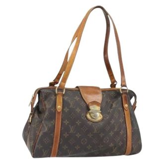 Louis Vuitton Pre-owned Shoulder Bags, female, Brown, Size: ONE SIZE Pre-owned Canvas Shoulder Bag
