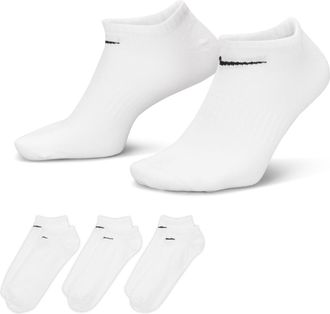 Nike Everyday Lightweight Breathable Sports Socks Unisex White SX7678-100