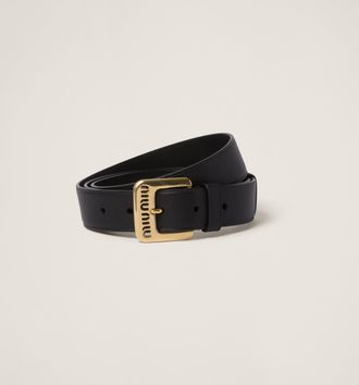 Miu Miu Nappa leather belt
