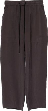 STUDIO NICHOLSON Pantaloni Capel con vita elasticizzata - Grigio