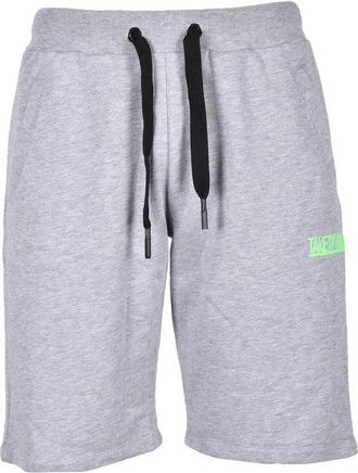 Takeshy Kurosawa Heather Grey Relaxed Cotton Bermuda Shorts