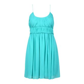 Patrizia Pepe Elegante Damesjurk Polyester - Dames - Korte kleedjes - Blauw - XL - Polyester - Kleedjes