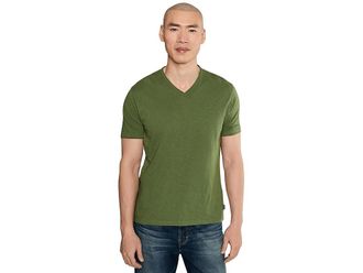 John Varvatos Miles V-neck K3595s26 Mens T Shirt Light Olive : 2XL, Cotton