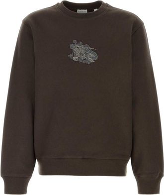 Burberry Brown Graphic-print Sweatshirt