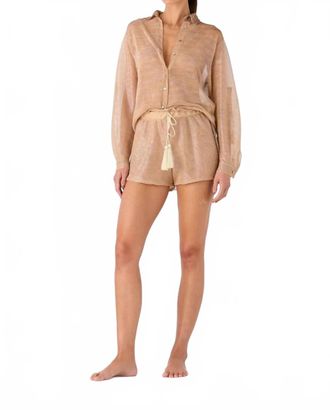 Palmacea Nuna Long Sleeve Shirt In Dua Lipa Peach