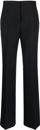 Msgm mid-rise tailored trousers - women - Polyester/Viscose/Polyester/Elastane - 36 - Black