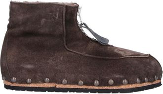 Magliano Brown Studded Suede High-Top Boots