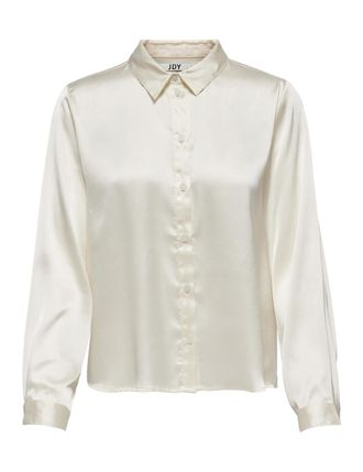 Jacqueline de Yong JdY fifi L/S Shirt WVN Noos, Cloud Dancer, 14