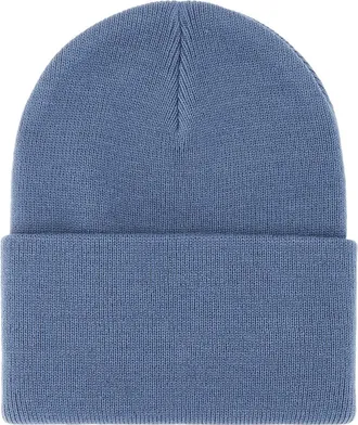 Carhartt Work in Progress Mens Bag Acrylic Ribbed Beanie Blue Gauge