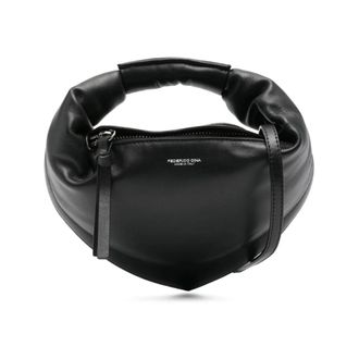 Federico Cina Handbags, female, Black, ONE SIZE, Top Handle Shoulder Bag