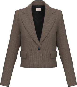 Marella Giacca Emmvolto - - Jackets - Donna - Beige - M