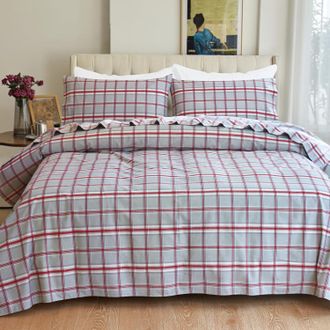 Elegant Comfort 4-Piece 100% Turkish Cotton Flannel Bed Sheet Set