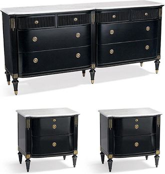Frontgate Regency 3-Pc. Dresser Set with Two Nightstands - Frontgate