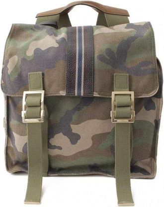 Valentino Bicolor Canvas Mens Backpack